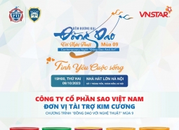 Công ty Cổ phần Sao Việt Nam - Đơn vị tài trợ Kim cương chương trình “Đồng Dao Với Nghệ Thuật” Mùa 9