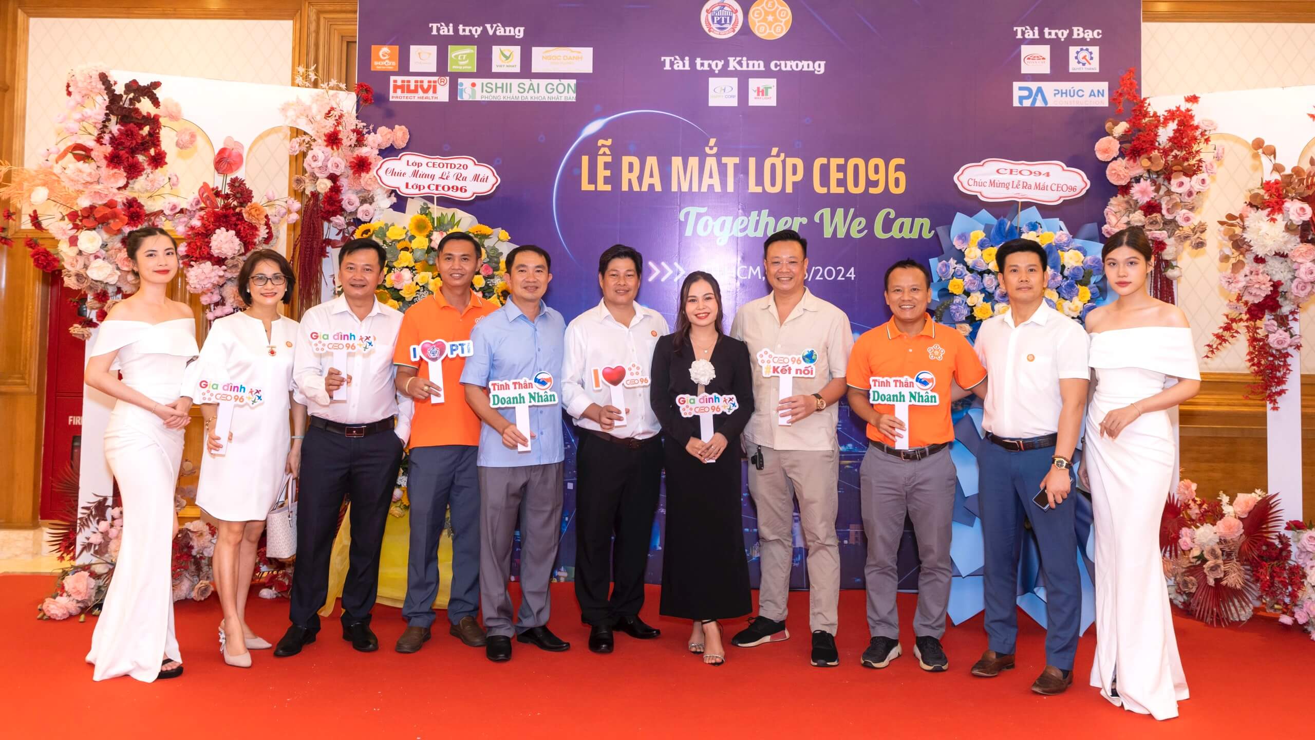 PTI HCM: LỄ RA MẮT LỚP CEO 96 – “TOGETHER WE CAN” 8 CEO96.12